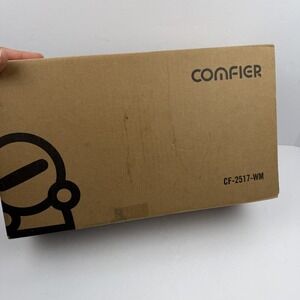 Comfier Vibration Massage Neck Pillow Cushion With Heat Car 12V Black CF-2517-WM